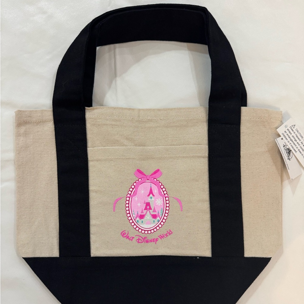 Disney Canvas Tote Bag Fantasyland Castle